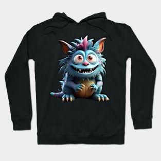 3D Funny Monster Tee Hoodie